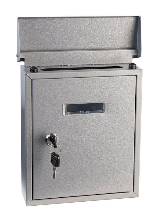 Cutie Poștală pentru Bloc Inox în Culoarea Alb 20x6.5x25.5cm