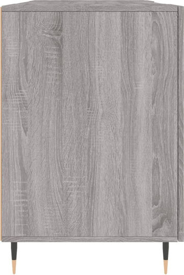 Birou de Lemn Gri 140x50x75cm