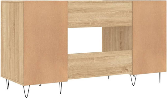 Γραφείο Ξύλινο Μπεζ 140x50x75εκ.