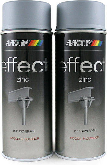 Motip Dupli Spray Galvanisation Deco Effect Zinc with Metallic Effect Gray 400ml