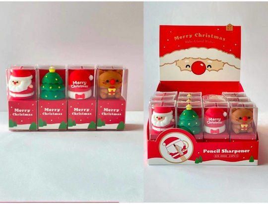 Total Gift Fancy Πλαστική Ξύστρα Βαρελάκι (Διάφορα Σχέδια/Χρώματα) 1τμχ