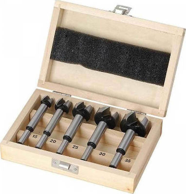 Tactix Hole Saw Set Σετ Τρυπάνια with Diameter από 15mm έως 35mm for Wood