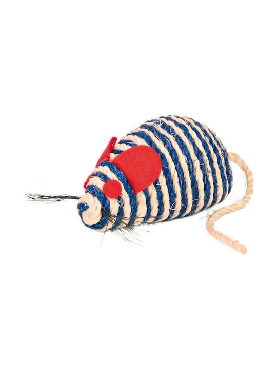 Trixie Sisal Katzenspielzeug Maus mit Katzenminze Seil mit Katzenminze 10cm (Verschiedene Farben)