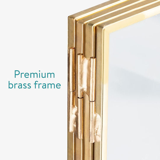 Navaris Metallic Photo Frame with Bronze Frame