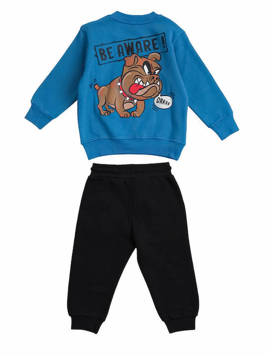 Sprint Kids Sweatpants Set Turquoise 2pcs