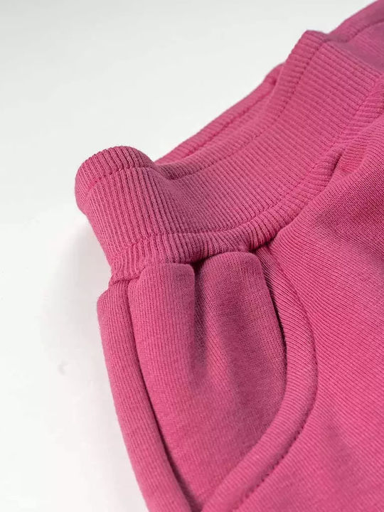 Kinder Sweatpants Set - Jogginganzug Fuchsie 2Stück