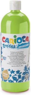 Carioca Tempera Τέμπερα Ζωγραφικής Light Green σε Μπουκάλι 1000ml