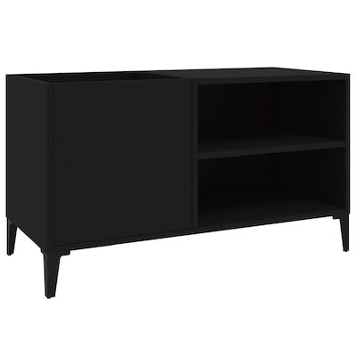 vidaXL 3 Level Hi-Fi Furniture Black 38x84.5x48cm