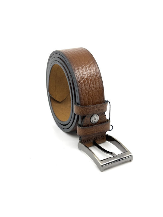 Legend Accessories Men's Leather Belt Tabac Brown