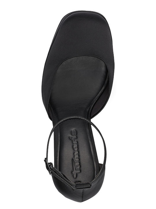 Anatomic Black Heels with Strap