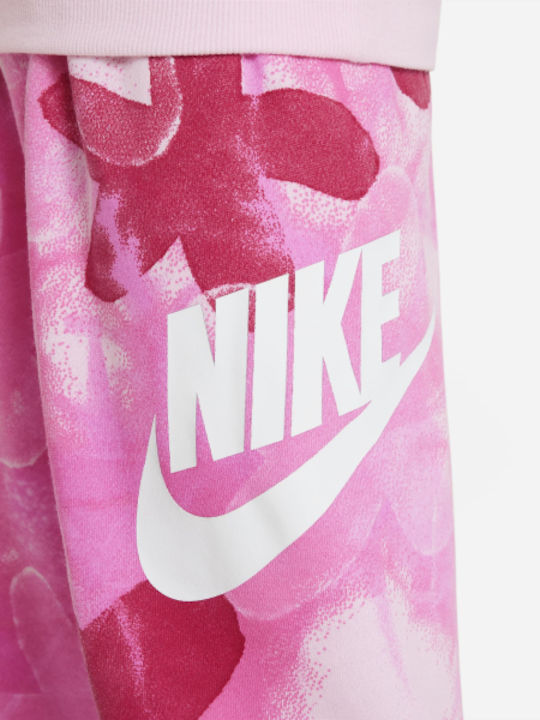 Kids Sweatpants Set Pink 2pcs