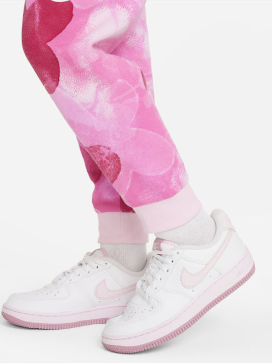 Kids Sweatpants Set Pink 2pcs