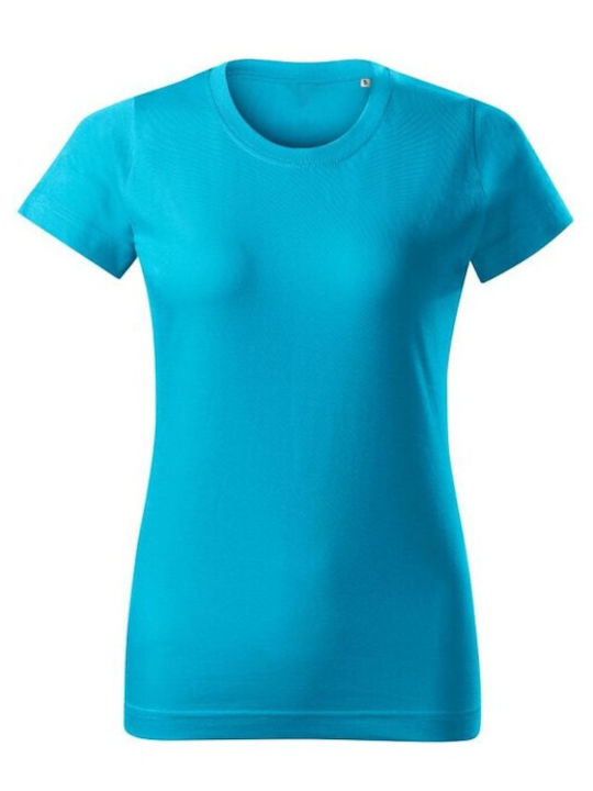 Malfini Basic Women's Short Sleeve Promotional T-Shirt Blue