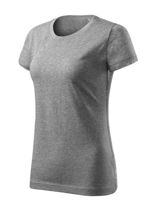 Malfini Basic Women's Short Sleeve Promotional T-Shirt Gray