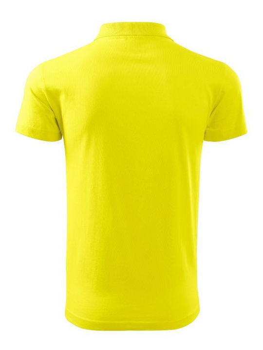 Malfini Men's Short Sleeve Promotional Blouse Yellow