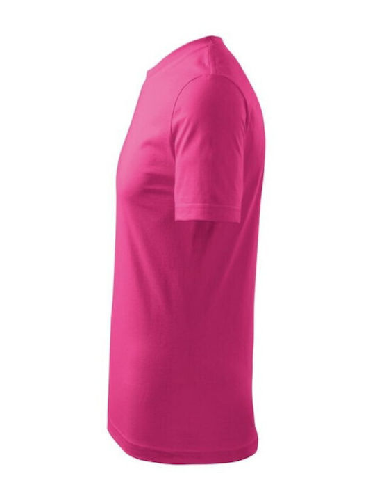 Malfini Men's Short Sleeve Promotional T-Shirt Pink