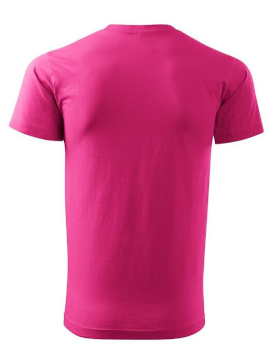 Malfini Men's Short Sleeve Promotional T-Shirt Pink