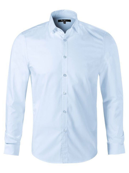 Malfini Men's Shirt Long Sleeve Light Blue