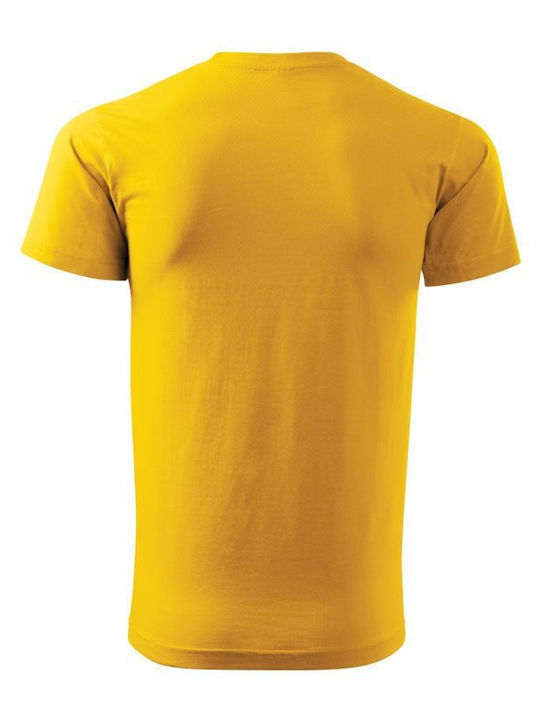 Malfini Men's Short Sleeve Promotional T-Shirt Yellow