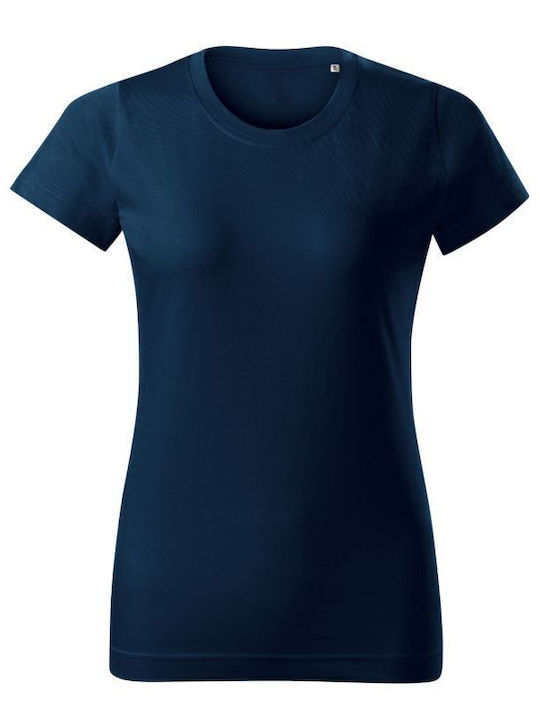 Malfini Basic Women's Short Sleeve Promotional T-Shirt Navy Blue