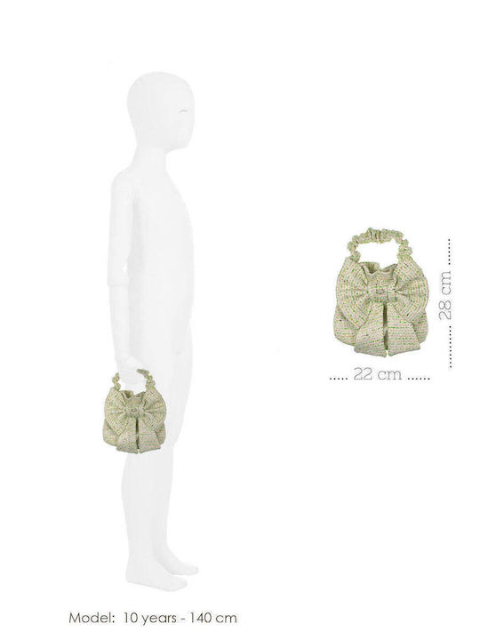 Designer's Cat Kinder Rucksack Umhängetasche Gold