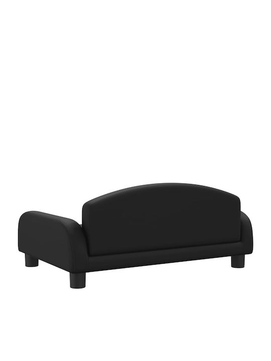 vidaXL Sofa Hundebett Schwarz 70x45cm.