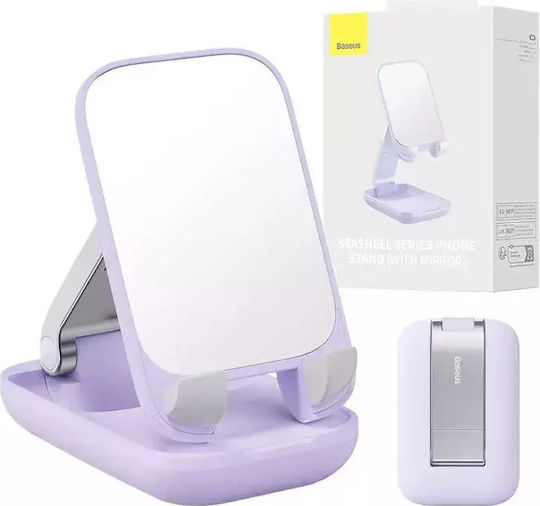 Baseus Seashell Desk Stand for Mobile Phone in Purple Colour