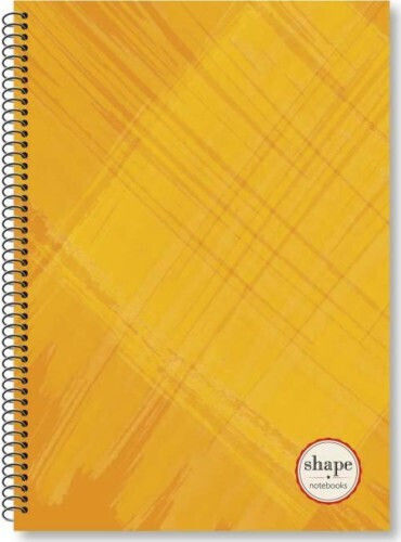 Shape Notebooks Σπιράλ Τετράδιο Ριγέ Β5 60 Φύλλων 2 Θεμάτων (Διάφορα Σχέδια)