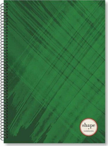 Shape Notebooks Σπιράλ Τετράδιο Ριγέ Β5 60 Φύλλων 2 Θεμάτων (Διάφορα Σχέδια)
