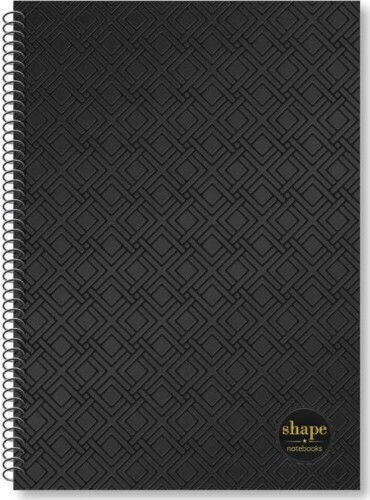 Shape Notebooks Σπιράλ Τετράδιο Ριγέ Α4 60 Φύλλων 2 Θεμάτων (Διάφορα Σχέδια)
