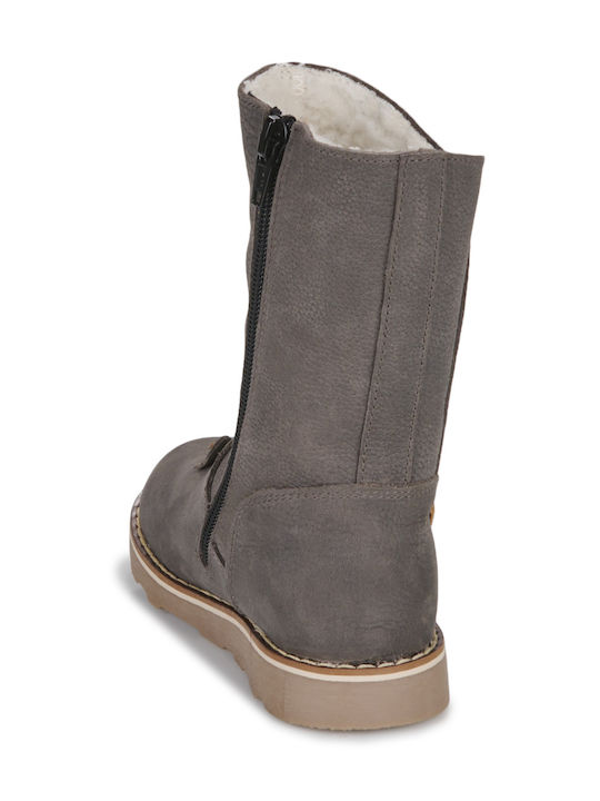 Kinderstiefel mit Reißverschluss Gray