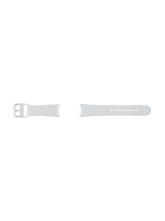 Samsung Λουράκι Σιλικόνης Ασημί (Galaxy Watch4/5/6/7/FE/4 Classic/6 Classic/5 Pro)
