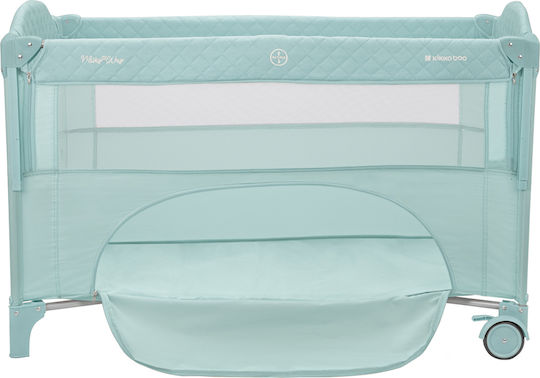 Kikka Boo Milky Way Playpen 2 Levels with Mattress Green 125x65cm