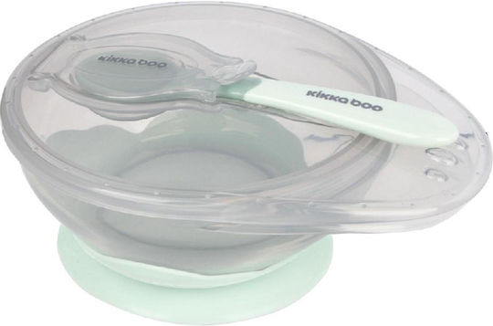 Kikka Boo Baby Food Container Set Suction made of Plastic Turquoise