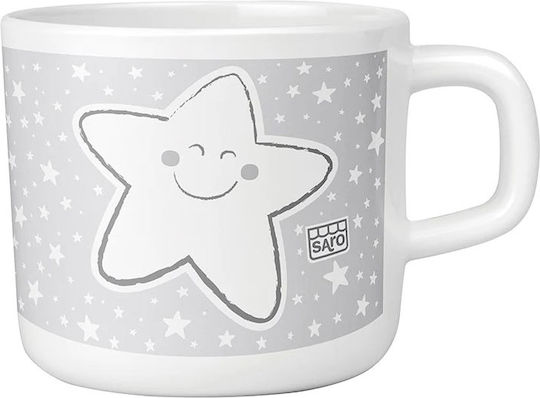 Saro Σετ Φαγητού Little Stars από Μελαμίνη Λευκό 5τμχ
