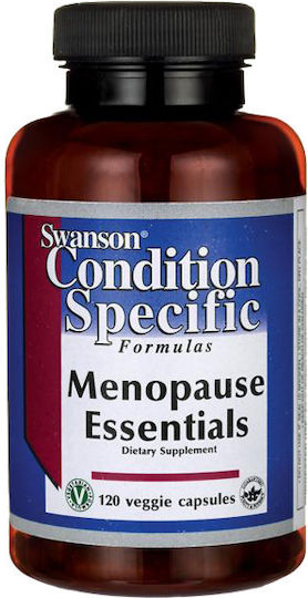 Swanson Condition Specific Formulas Wechseljahre Essentials Supplement für die Wechseljahre 120 Kräuterkapseln