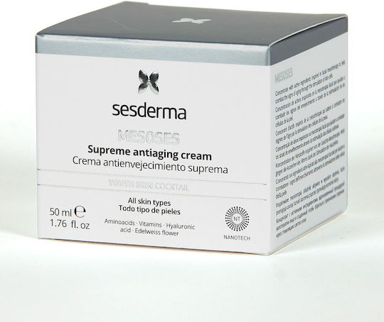 Sesderma Mesoses Αντιγηραντική Κρέμα Προσώπου Ημέρας με Υαλουρονικό Οξύ 50ml
