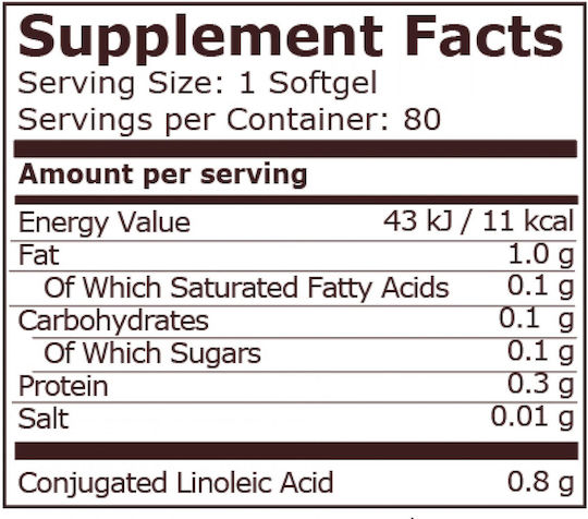 Pure Nutrition CLA 800мг 80 софтджел