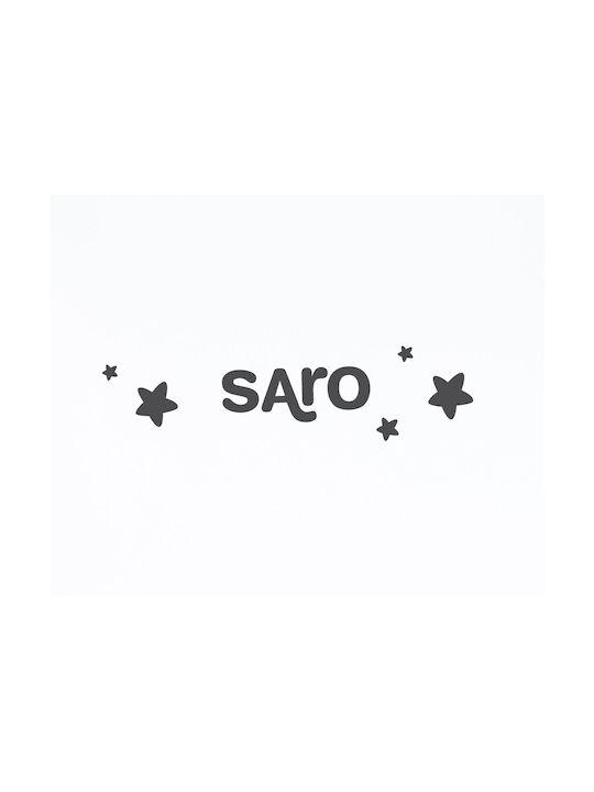 Saro Декоративна Възглавница за Люлка Сив 34x34см