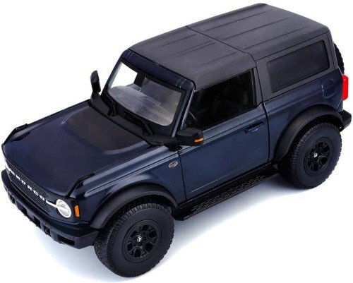 Maisto Ford Ford Bronco Wildtrack 2021 Metal Modeling Figure Car Blue in Scale 1:18