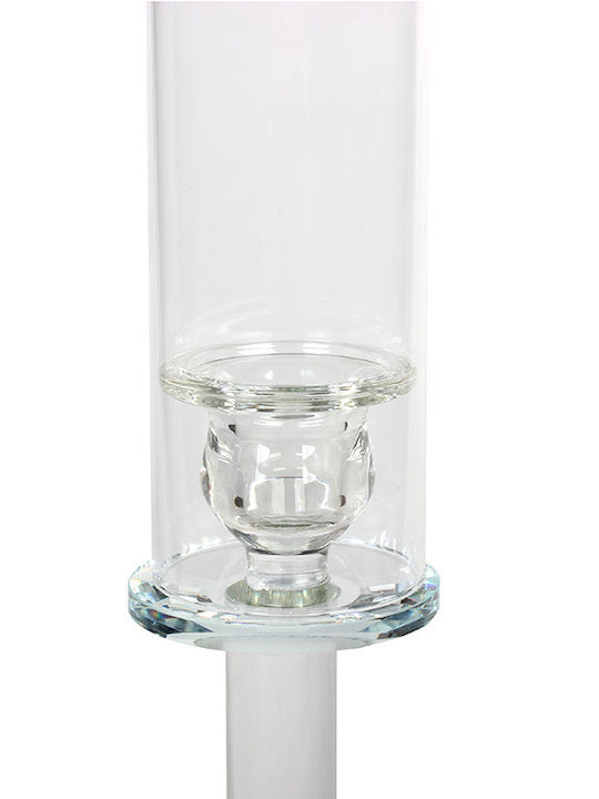 Keskor Suport pentru lumânare Cristal în culoarea Transparent 12x12x72buc 1buc