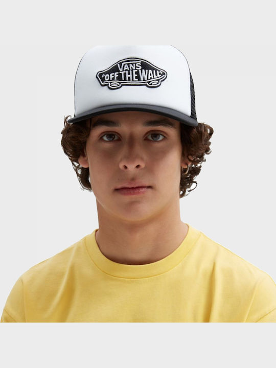 Classic Patch Curved Bill Jockey με Δίχτυ Λευκό