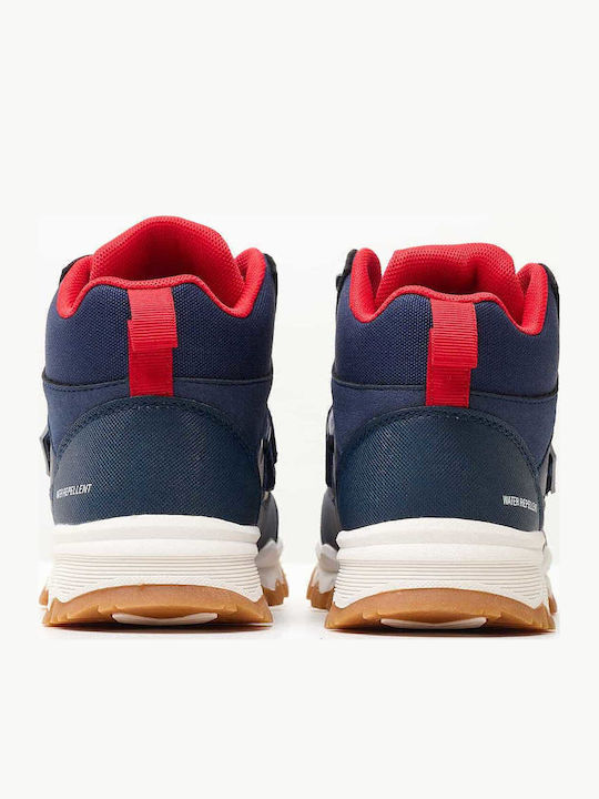 Peak Offroad Παιδικά Sneakers High με Σκρατς Μπλε