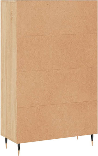 Wohnzimmerschrank aus Spanplatte Beige 69,5x31x115 cm
