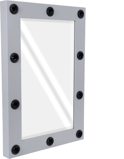 GloboStar MIRROR-60x90-3 Καθρέπτης Ορθογώνιος Γκρι & LED Φωτισμό 90x60cm GloboStar MIRROR-60x90-3 Καθρέπτης Ορθογώνιος Γκρι & LED Φωτισμό 90x60cm