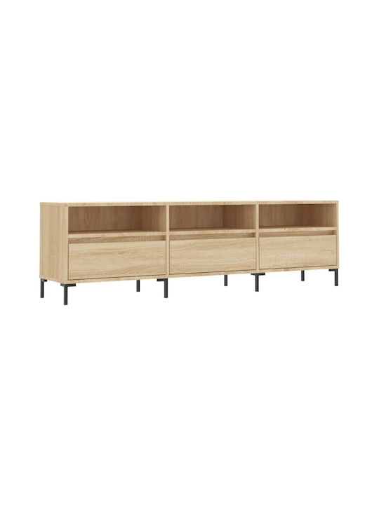 Particle Board TV Furniture Sonoma L150xW30xH44.5cm