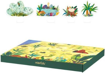Mieredu Wooden Construction Toy Triceratops for Children 8+ years old+ Years