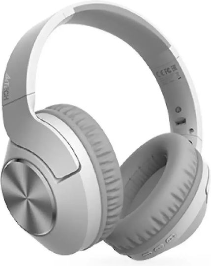 A4Tech BH300 Wireless / Wired Over Ear Headphones with 35 hours of Operation White