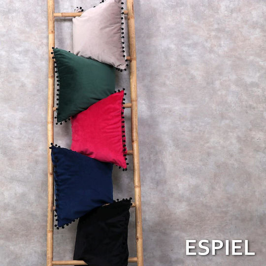 Espiel Zierkissen Rosa 45x45cm