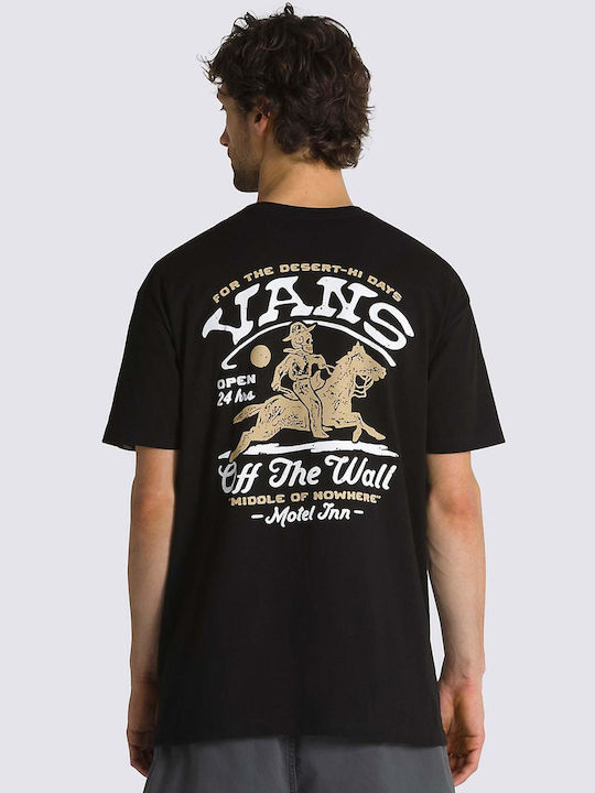 Vans Ανδρικό T-shirt Κοντομάνικο Μαύρο